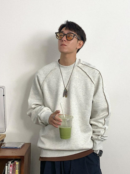 Casual Solid Color Sweatshirt