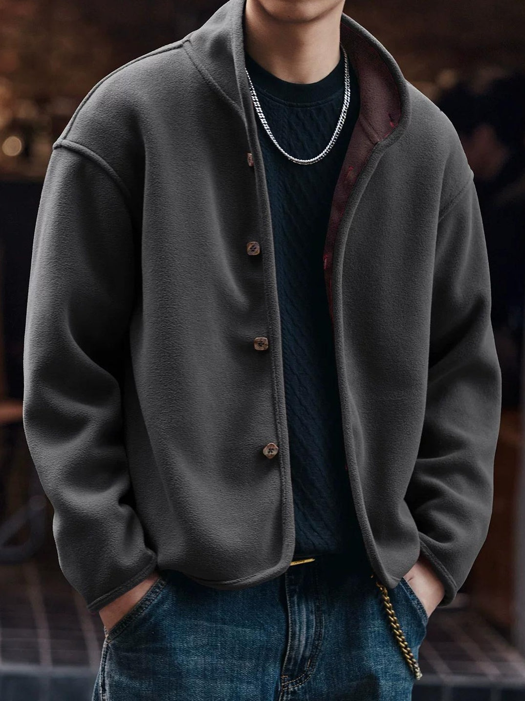 Retro Niche Cardigan Jacket