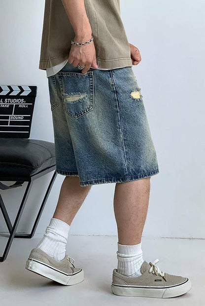 Summer Loose Jean Shorts