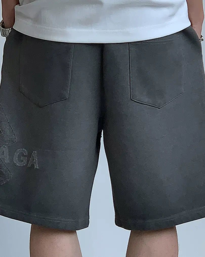 Wide-Leg Casual Shorts