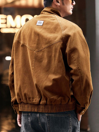 Retro Cotton Work Jacket