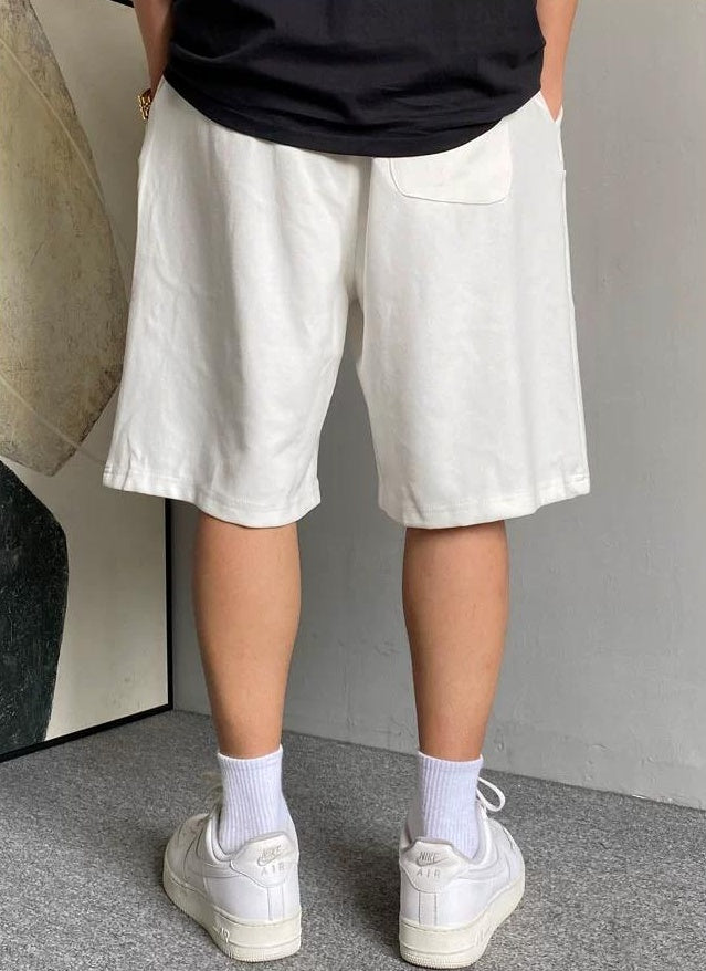 Embroidered sports shorts