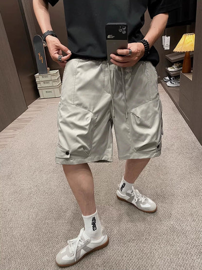 Casual Elastic Waist Shorts