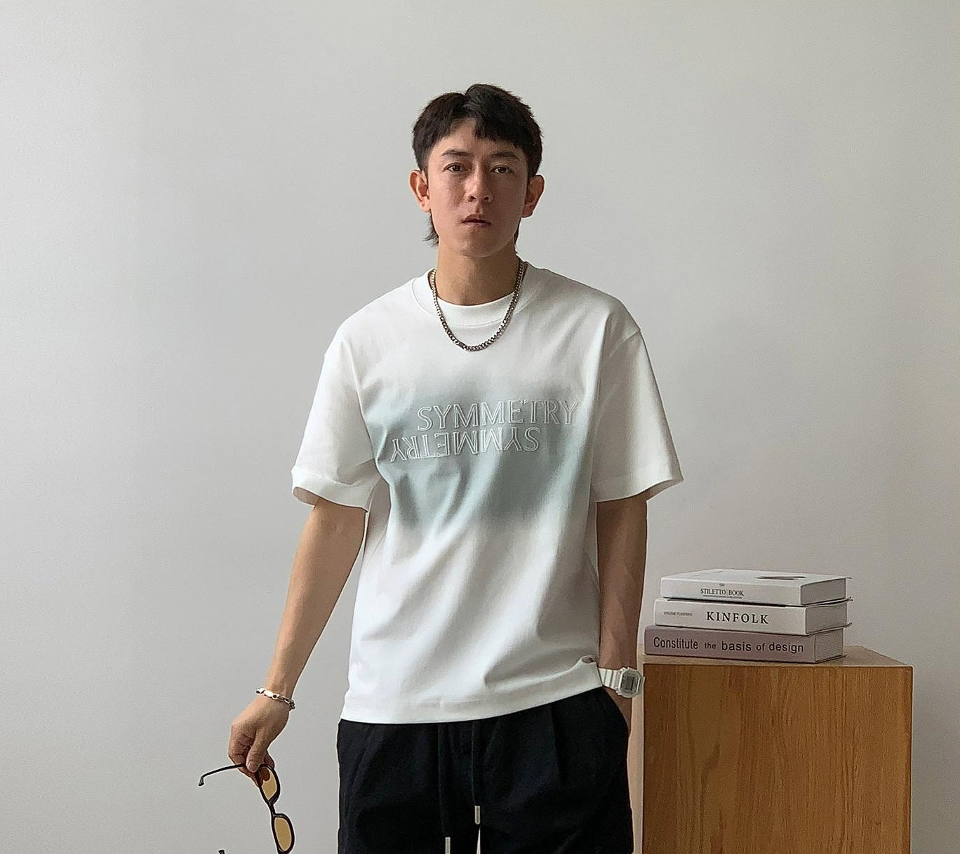 Long Embroidered Tee