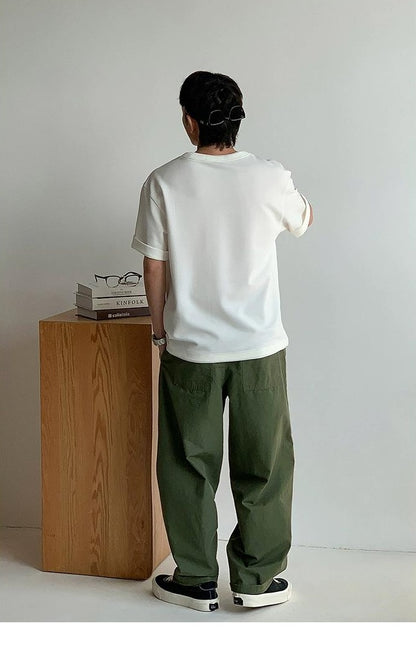 Casual Solid Color T-Shirt