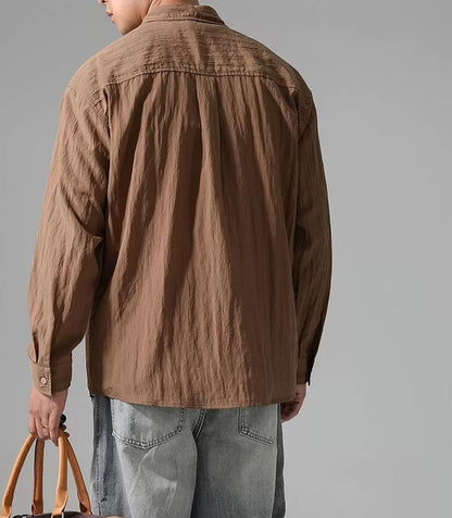 アメリカン・ルーズ・ラペル・シャツ