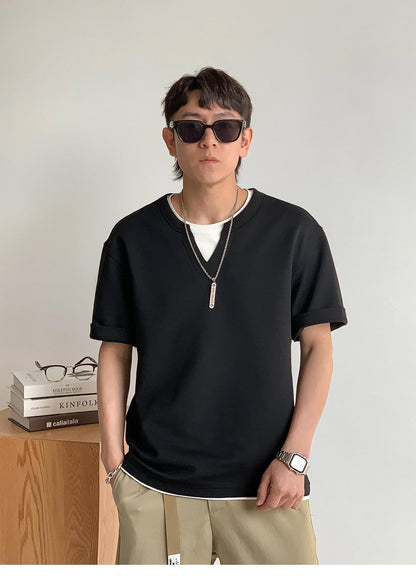 Casual Solid Color T-Shirt