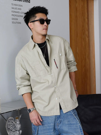 Retro Red Rope Long Sleeve Shirt