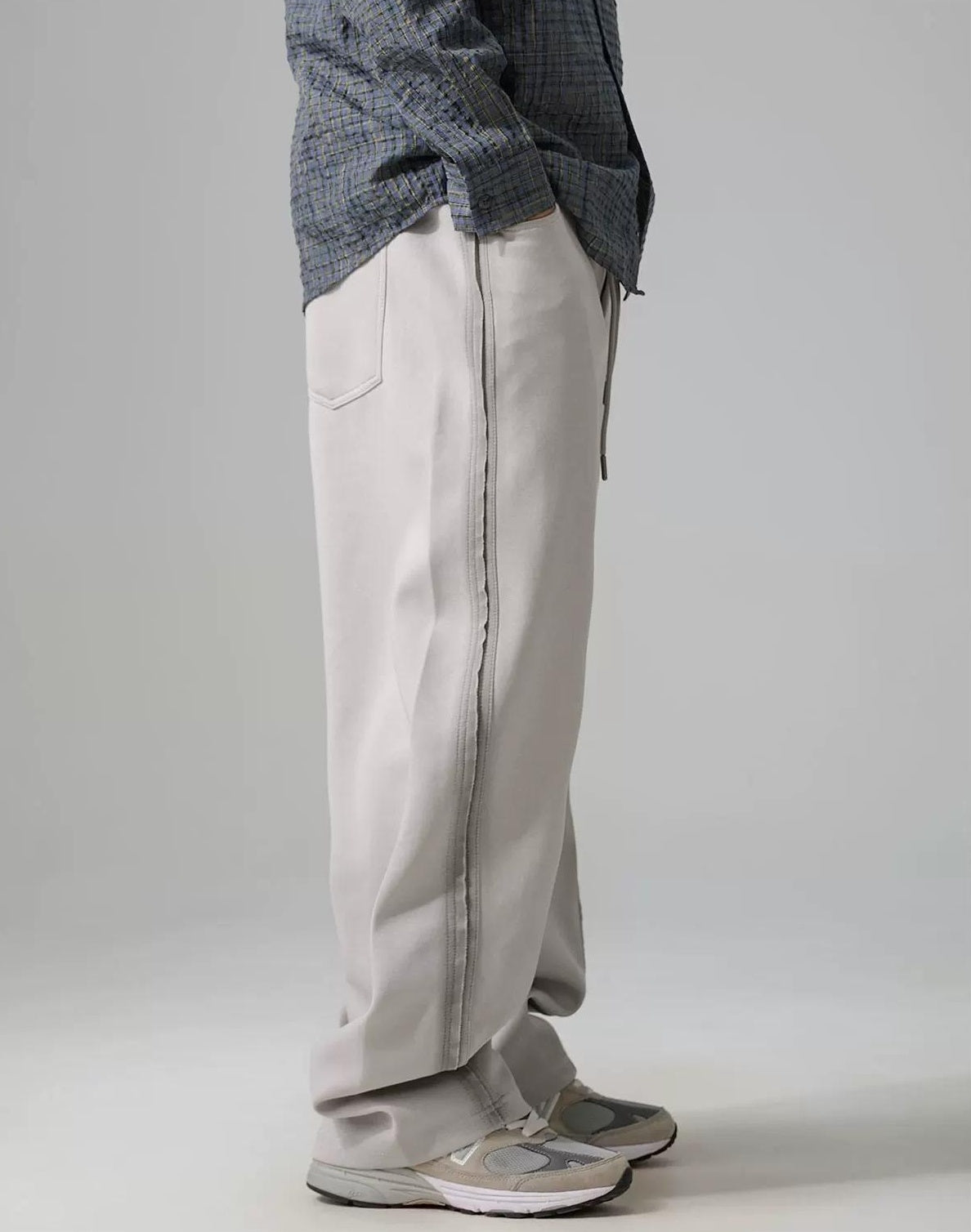 カジュアルルーズスウェットパンツ