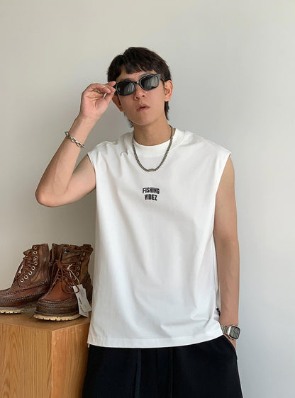 Sleeveless tank tee