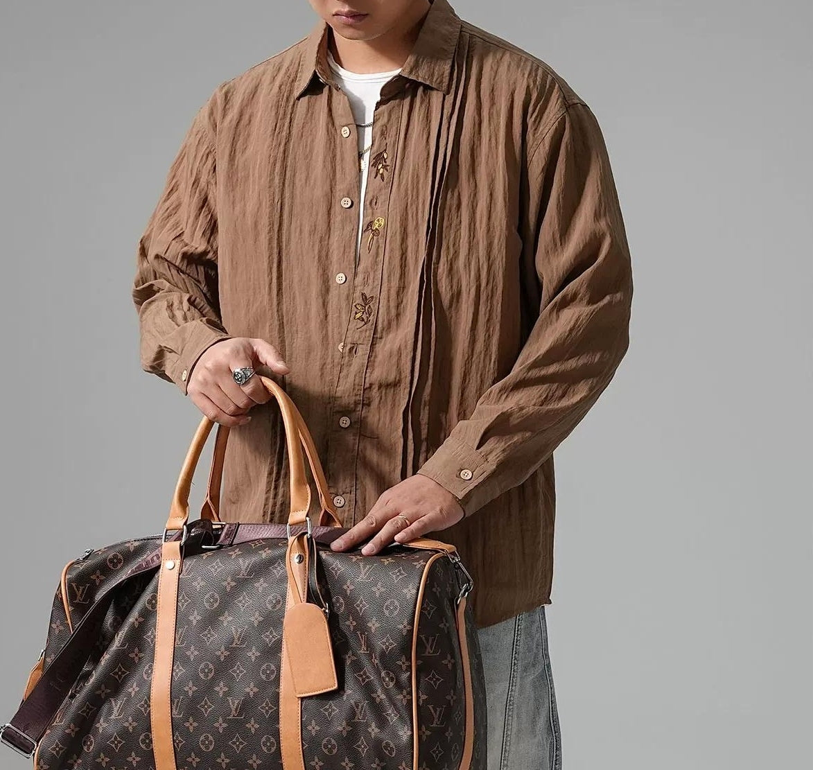 アメリカン・ルーズ・ラペル・シャツ