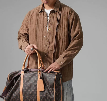 アメリカン・ルーズ・ラペル・シャツ