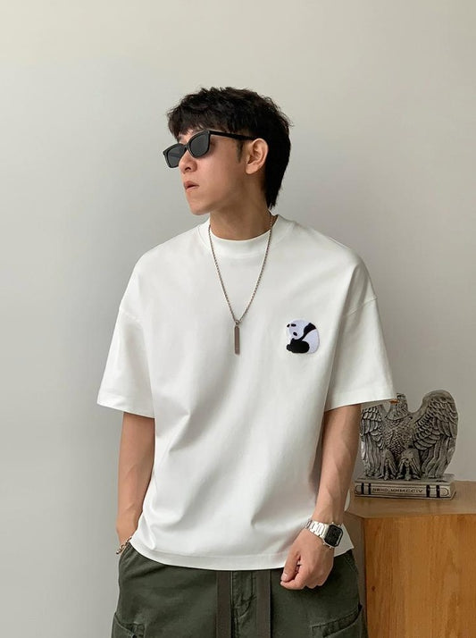 Panda Embroidered Tee
