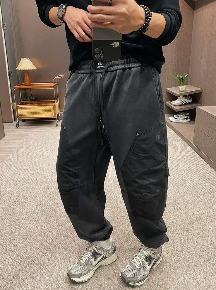 Retro Embroidered Sweatpants