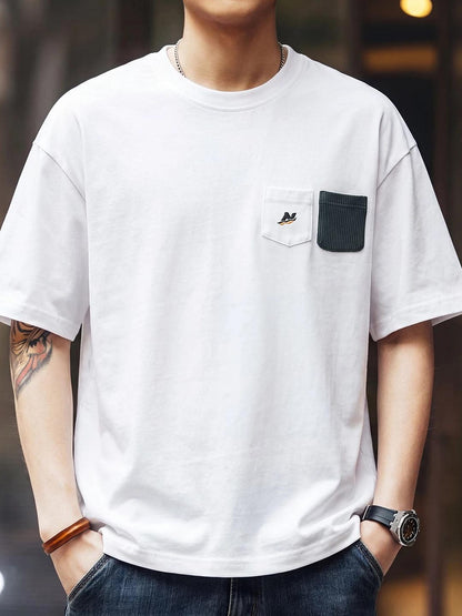 カジュアル オーバーサイズ クルーネック Tシャツ