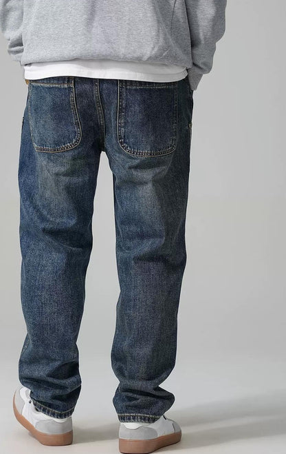 カジュアルマルチポケットワークジーンズ