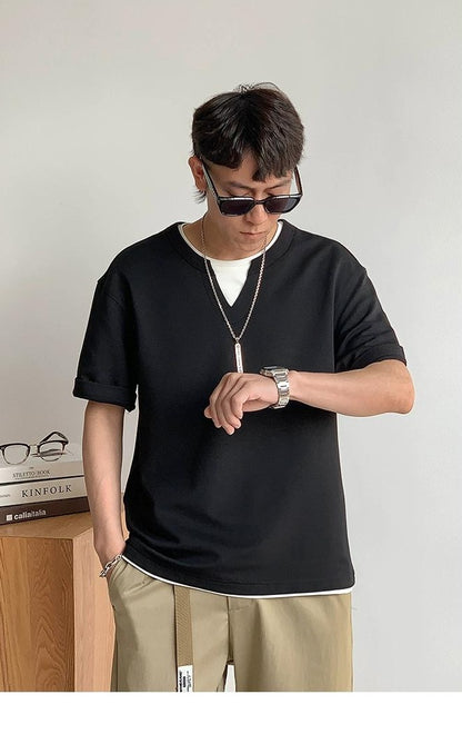 Casual Solid Color T-Shirt