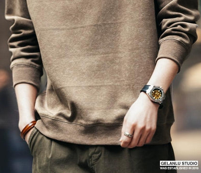 Retro tie-dye sweater shirt