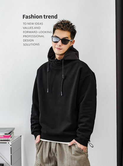 Fleece Liner Black Hoodie
