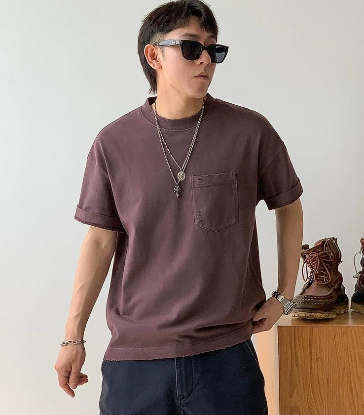 Retro Spliced Pocket Tee