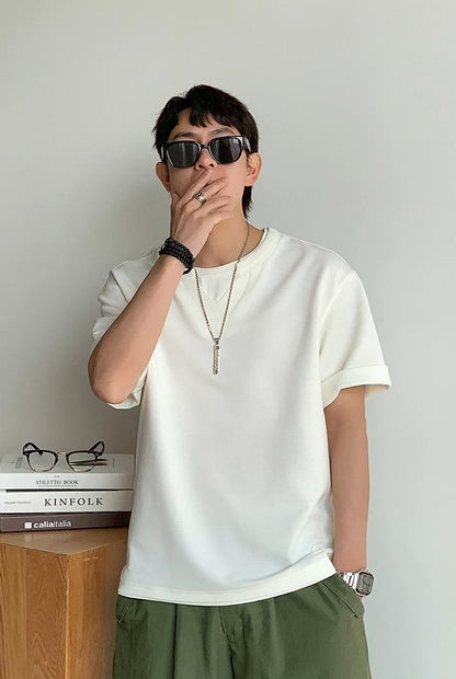 Casual Solid Color T-Shirt