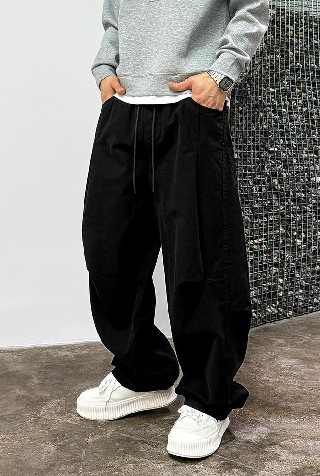 コージープリーツハーレムパンツ