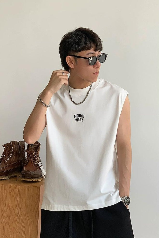 Sleeveless tank tee