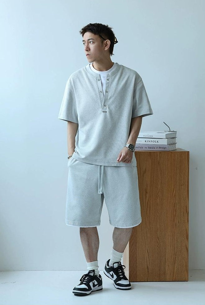 Summer Leisure T-Shirt & Shorts Set