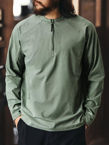 アウトドアクイックドライロングスリーブTシャツ