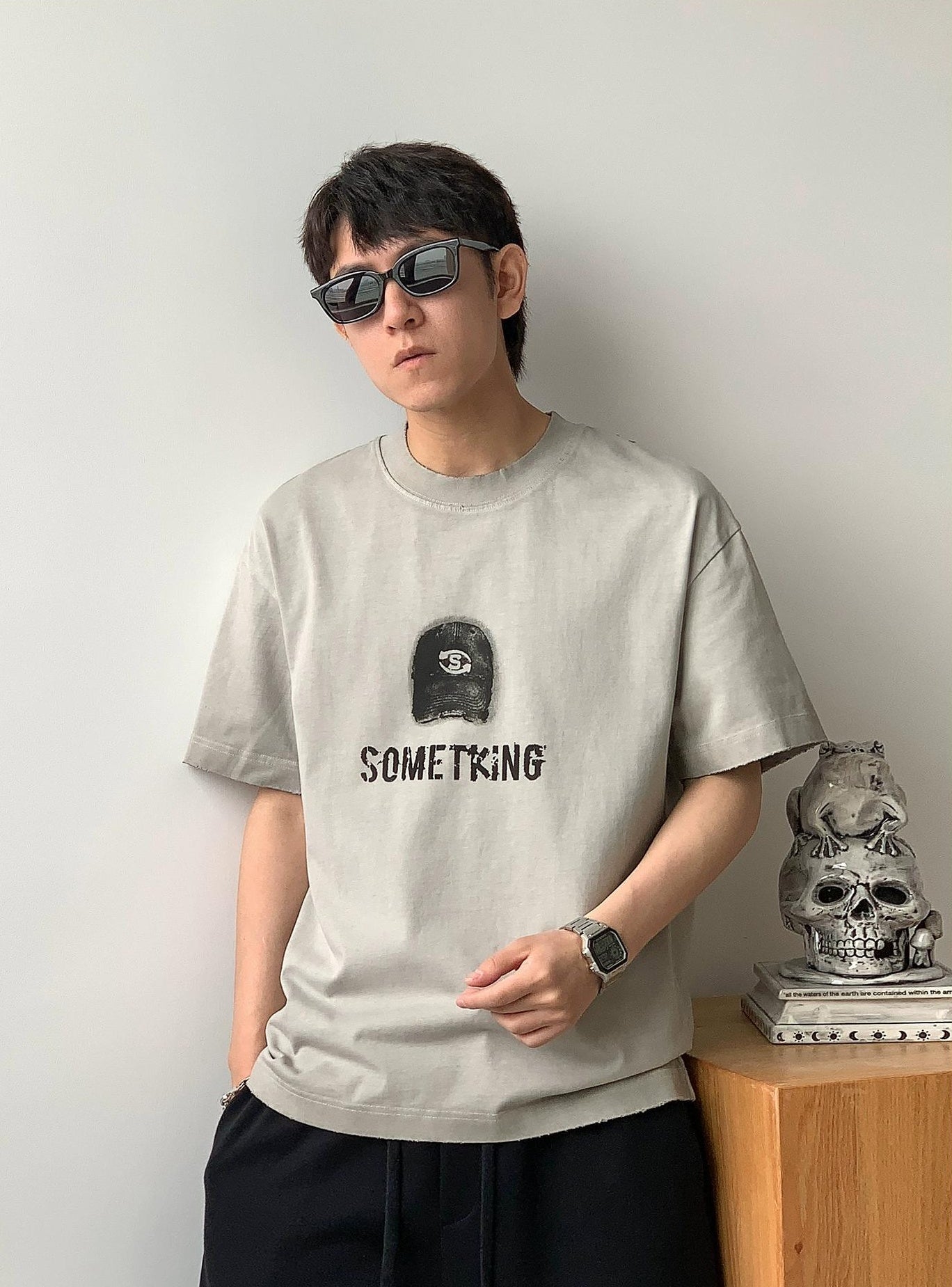 Vintage Washed Cotton T-Shirt
