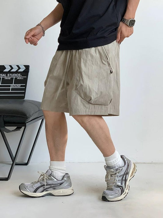 Men's Casual Zipper Shorts