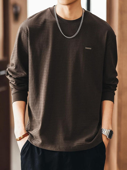 ストライプドロングスリーブTシャツ