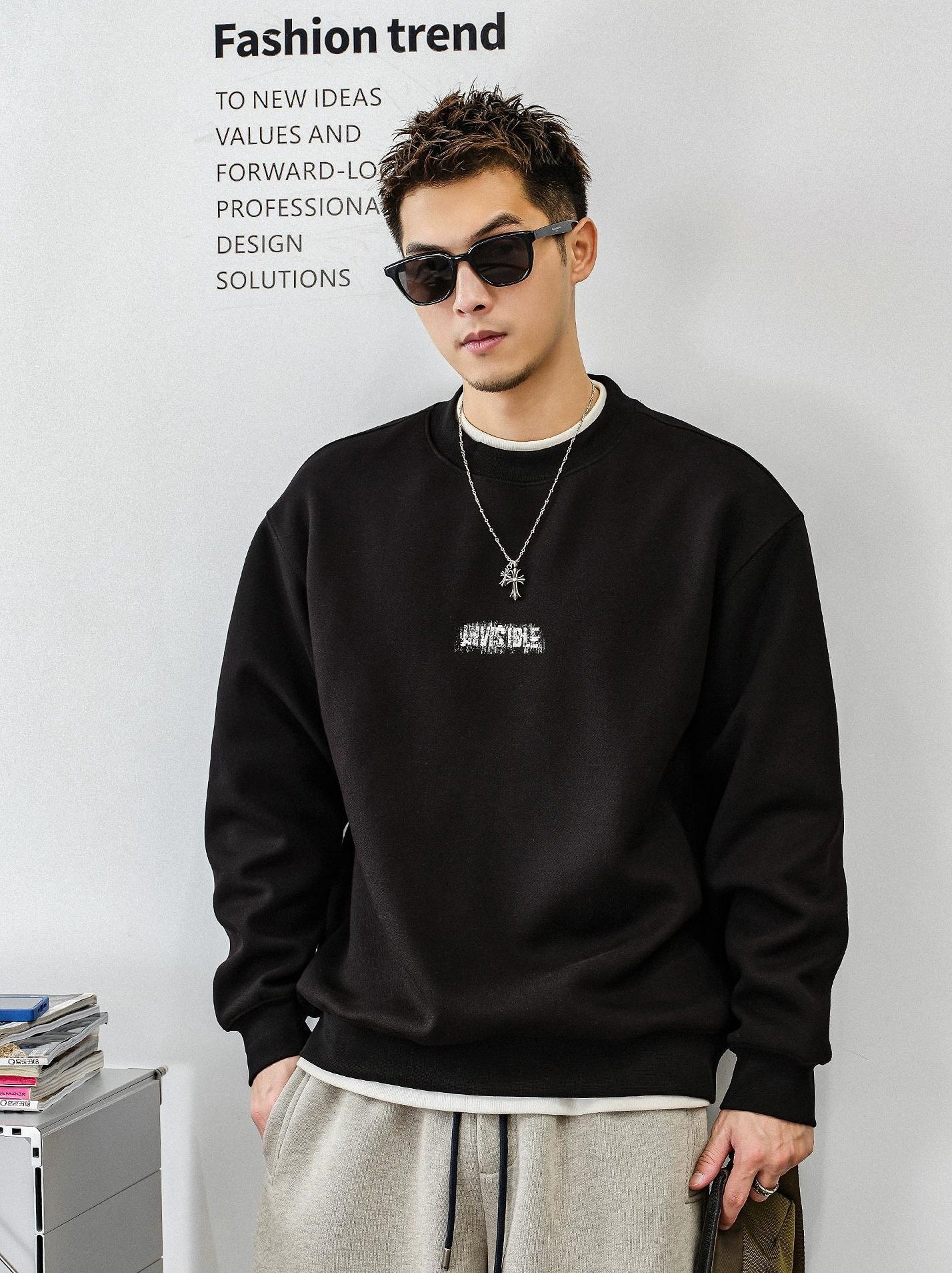 fleece liner sweater