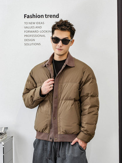 Men's heavy down jacket