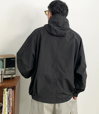 カジュアルマルチポケットフードジャケット