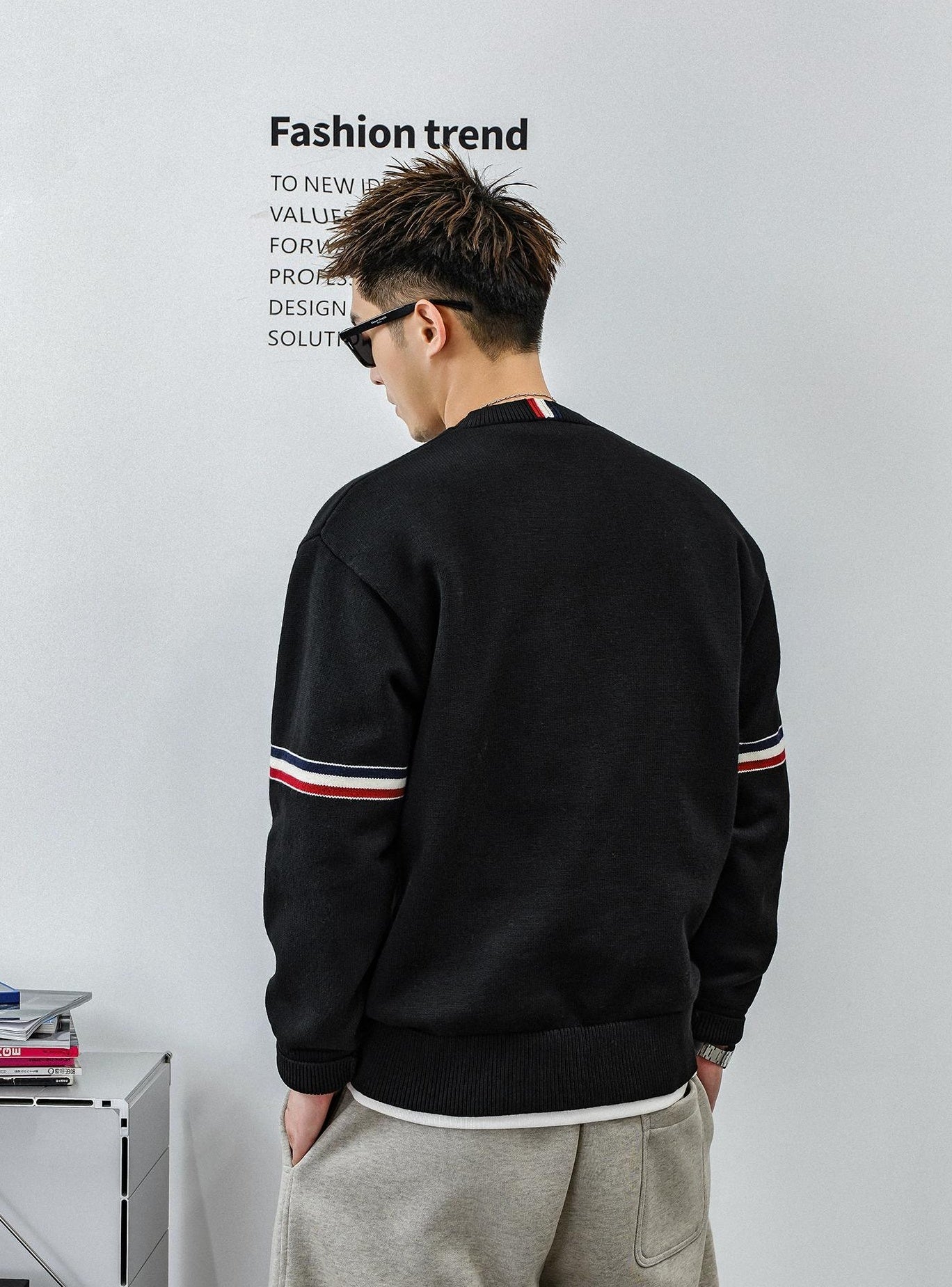 Heavyweight Color Block Jumper