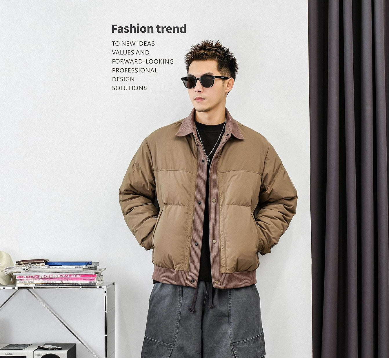 Men's heavy down jacket