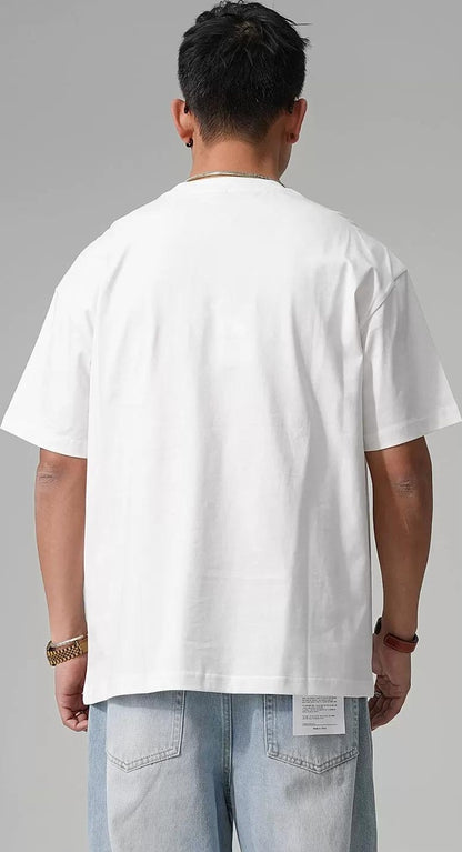 カジュアルグラフィックコットンＴシャツ