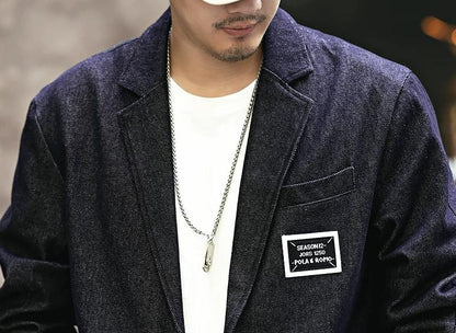 ヴィンテージブルーデニムブレザー