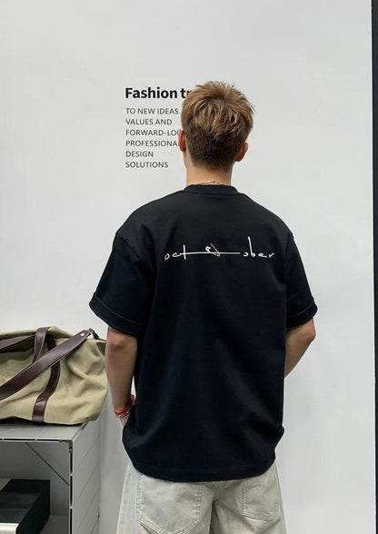 スタイリッシュエッジスタンプＴシャツ