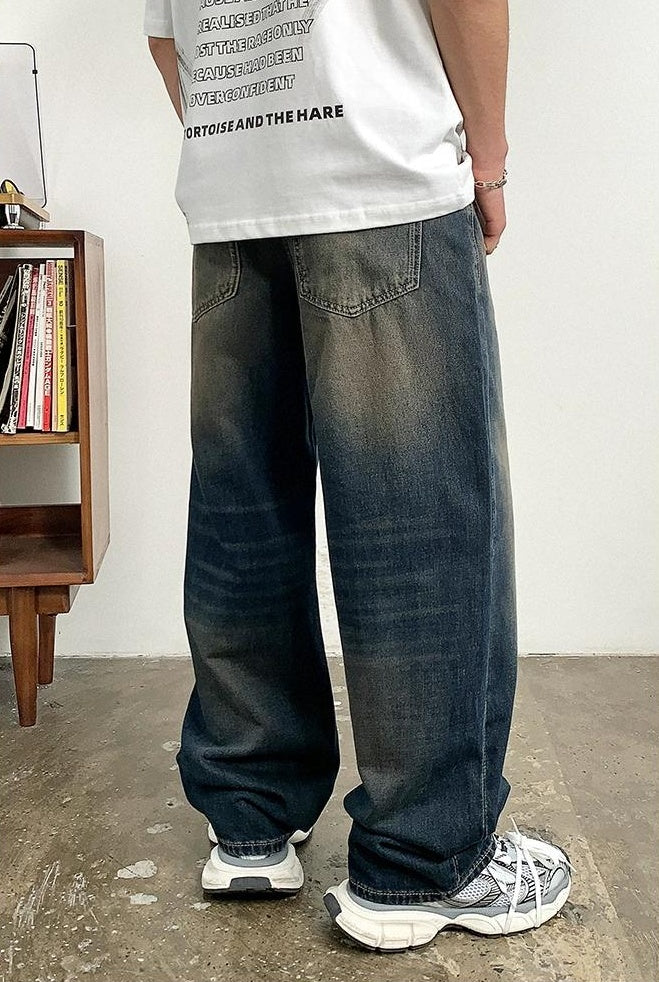 Vintage Blue Loose Jeans