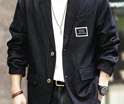 ヴィンテージブルーデニムブレザー