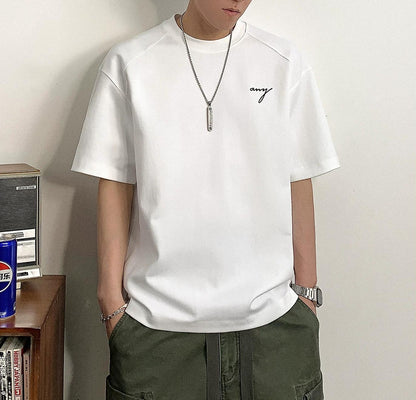 ヘビー刺繍ショートスリーブTシャツ