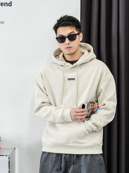 フーデッドフリースプルオーバージャケット