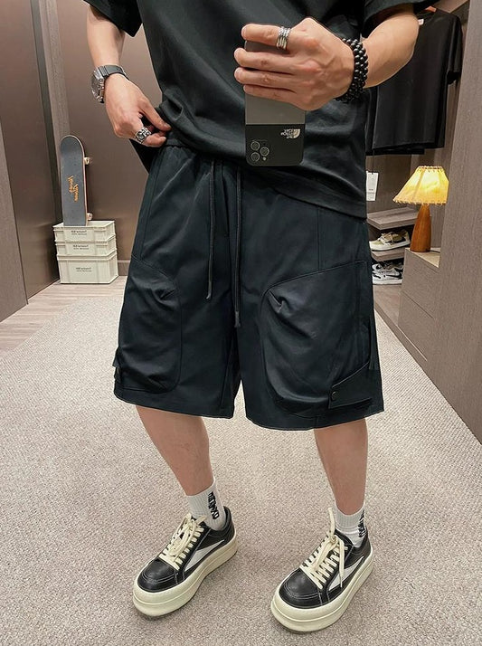 Casual Elastic Waist Shorts