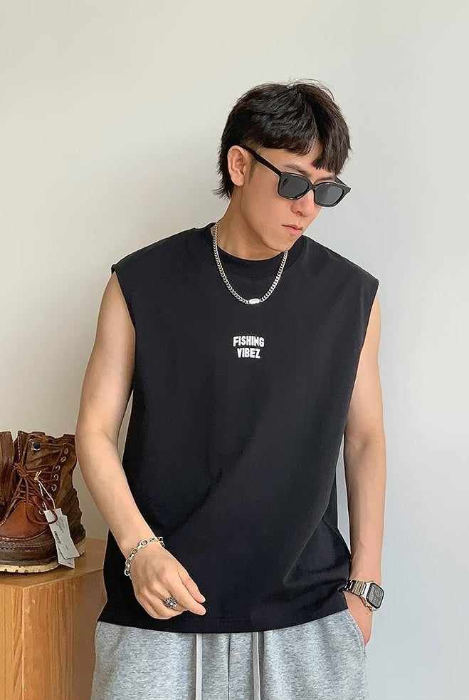 Sleeveless tank tee