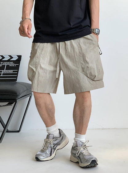 Men's Casual Zipper Shorts