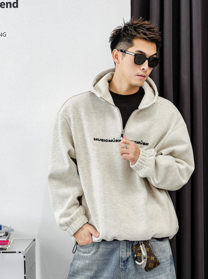 フリース入りロングスウェット