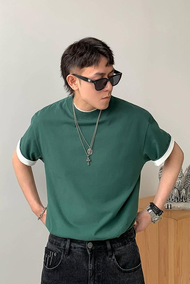 Cotton Casual Short-Sleeve T-Shirt