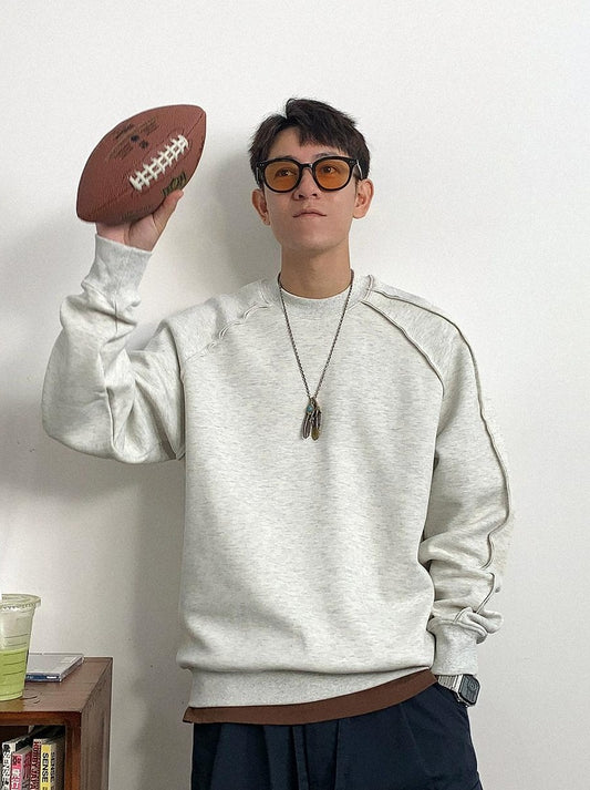 Casual Solid Color Sweatshirt